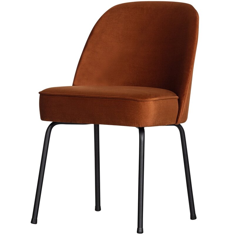 WOOOD-collectie VOGUE EETKAMERSTOEL VELVET ROEST (set of 2)