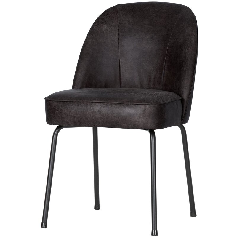 WOOOD-collectie VOGUE EETKAMERSTOEL ECOLEER ZWART (set of 2)
