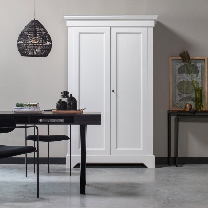 WOOOD-collectie IVY EETKAMERSTOEL VELVET ZWART