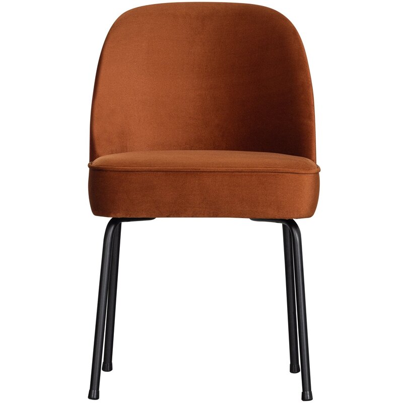 WOOOD-collectie VOGUE EETKAMERSTOEL VELVET ROEST (set of 2)