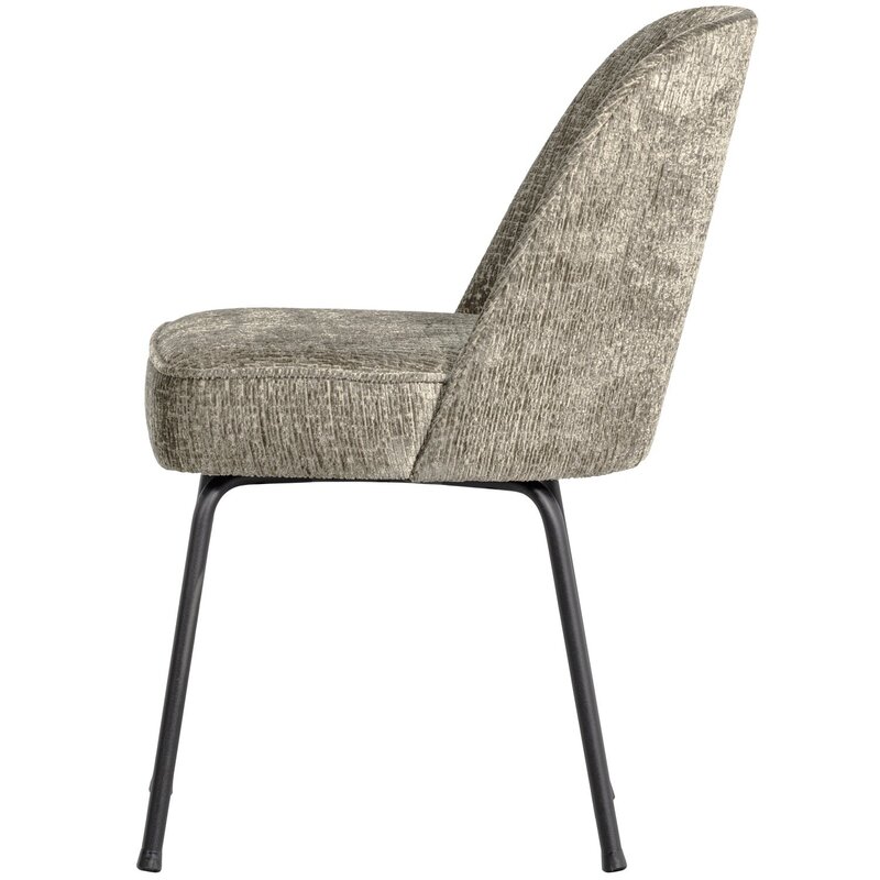 WOOOD-collectie VOGUE EETKAMERSTOEL STRUCTURE VELVET WHEATFIELD (set of 2)