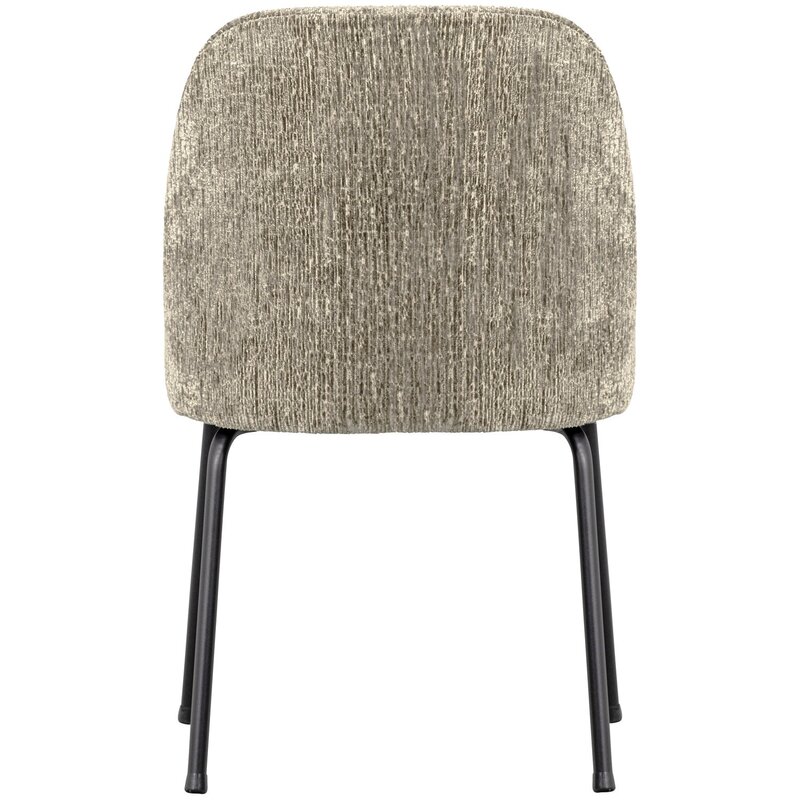 WOOOD-collectie VOGUE EETKAMERSTOEL STRUCTURE VELVET WHEATFIELD (set of 2)