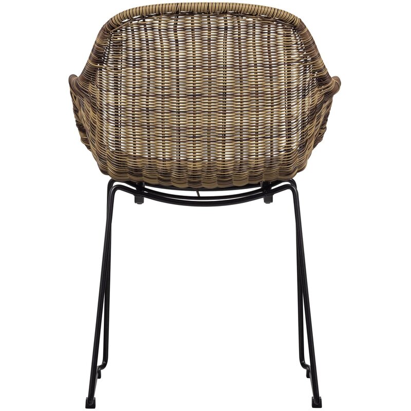 WOOOD-collectie WILLOW TUINSTOEL NATUREL (set of 2)