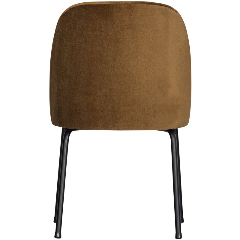 WOOOD-collectie VOGUE EETKAMERSTOEL VELVET HONINGGEEL (set of 2)