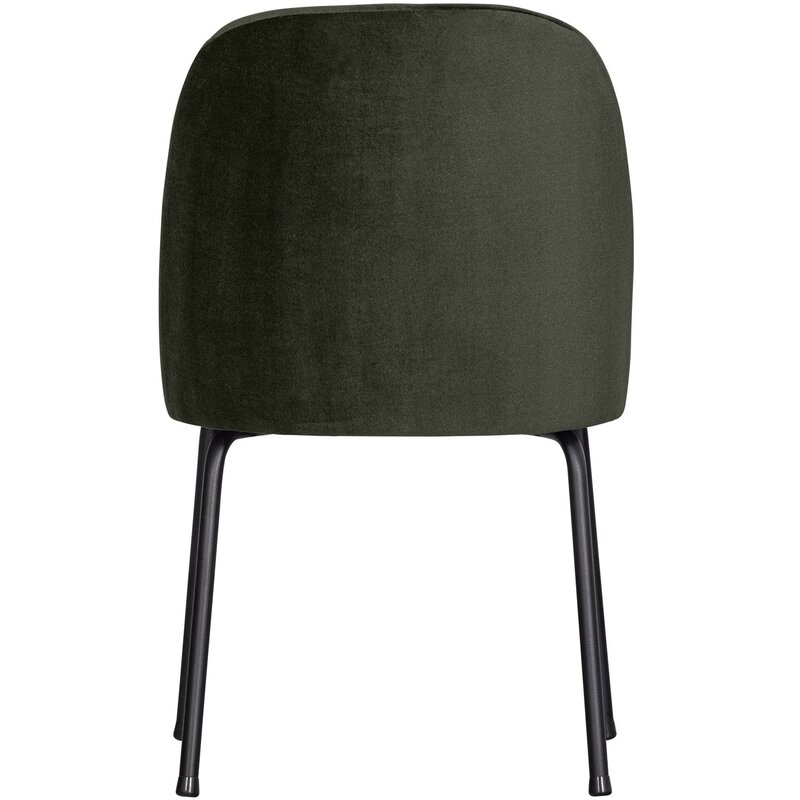 WOOOD-collectie VOGUE EETKAMERSTOEL VELVET DONKERGROEN (set of 2)