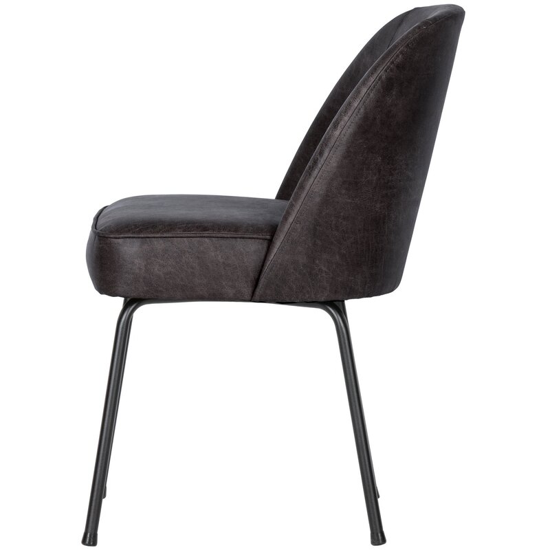 WOOOD-collectie VOGUE EETKAMERSTOEL ECOLEER ZWART (set of 2)