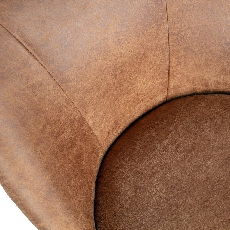 WOOOD-collectie VOGUE EETKAMERSTOEL ECOLEER COGNAC (set of 2)