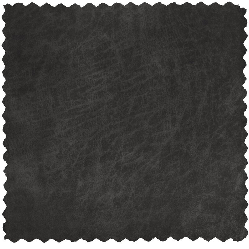 WOOOD-collectie FENNE DRAAIBARE EETKAMERSTOEL LEERLOOK ZWART/GRIJS (set of 2)