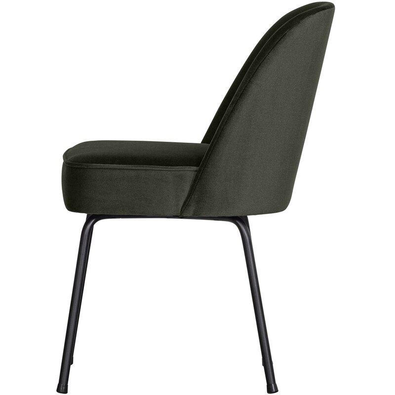 WOOOD-collectie VOGUE EETKAMERSTOEL VELVET DONKERGROEN (set of 2)