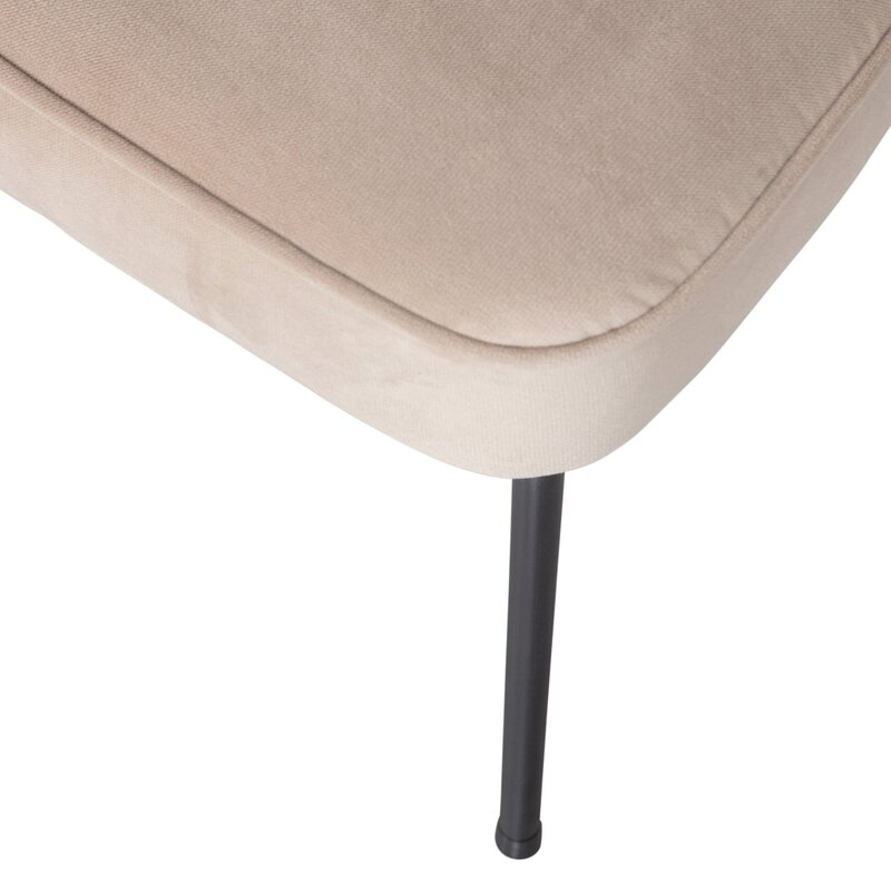 WOOOD-collectie VOGUE EETKAMERSTOEL VELVET KHAKI (set of 2)