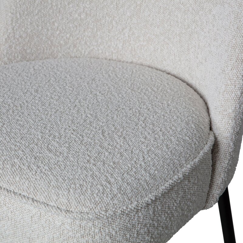 WOOOD-collectie VOGUE EETKAMERSTOEL BOUCLE NATUREL (set of 2)