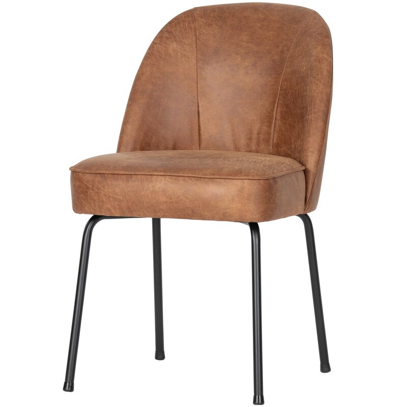 WOOOD-collectie VOGUE EETKAMERSTOEL ECOLEER COGNAC (set of 2)