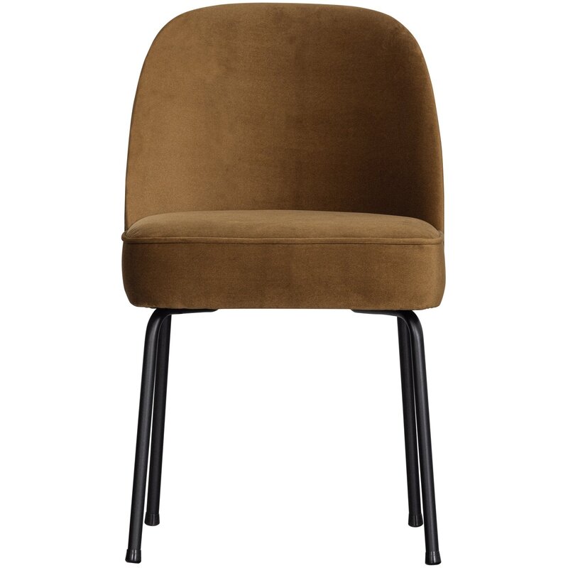 WOOOD-collectie VOGUE EETKAMERSTOEL VELVET HONINGGEEL (set of 2)