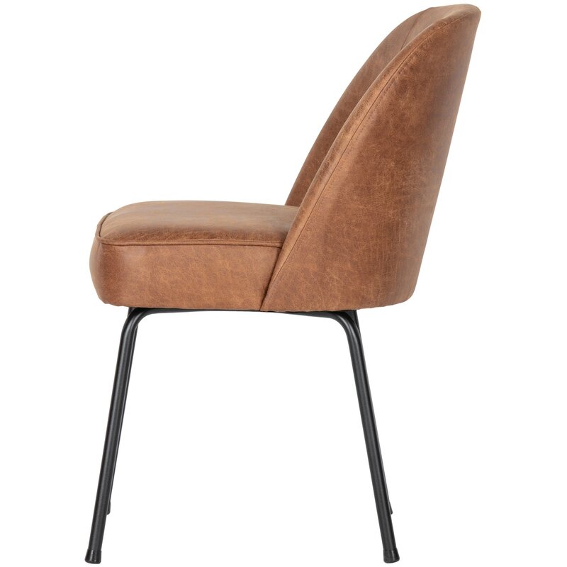 WOOOD-collectie VOGUE EETKAMERSTOEL ECOLEER COGNAC (set of 2)