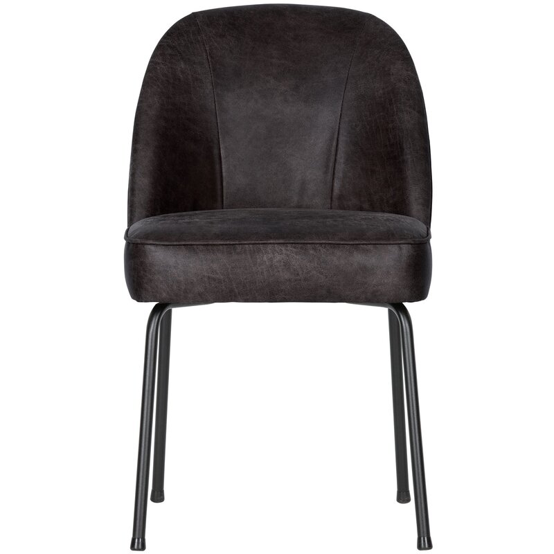 WOOOD-collectie VOGUE EETKAMERSTOEL ECOLEER ZWART (set of 2)