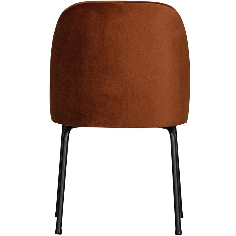 WOOOD-collectie VOGUE EETKAMERSTOEL VELVET ROEST (set of 2)