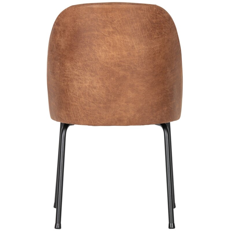 WOOOD-collectie VOGUE EETKAMERSTOEL ECOLEER COGNAC (set of 2)