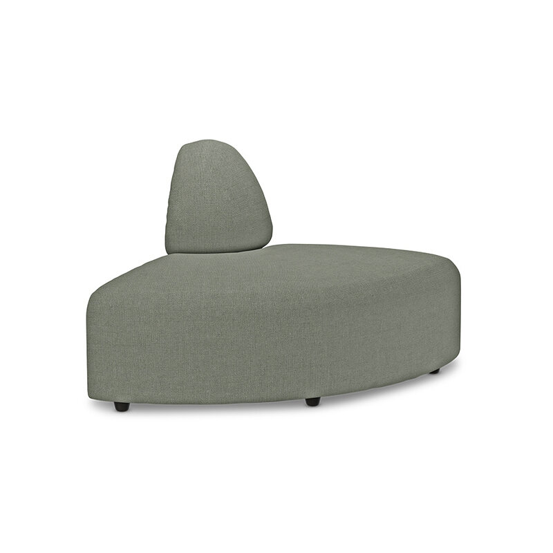 HKLIVING-collectie Jax bank: element angle, linnen, army green