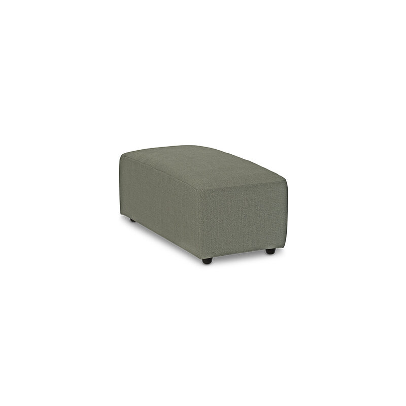 HKLIVING-collectie Jax bank: element hocker small, linnen, army green