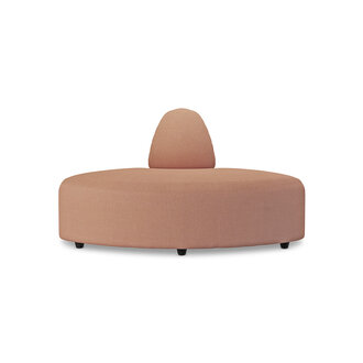 HKLIVING Jax bank: element angle, linnen, dusty rose