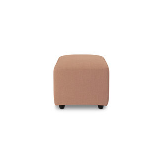 HKLIVING Jax bank: element hocker small, linnen, dusty rose