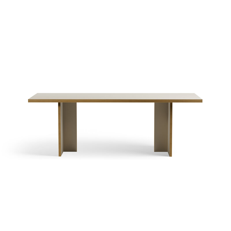 HKLIVING-collectie Eettafel rechthoek creme 220 cm