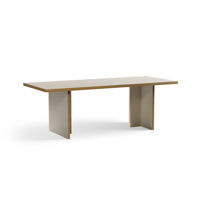 HKLIVING-collectie Eettafel rechthoek creme 220 cm
