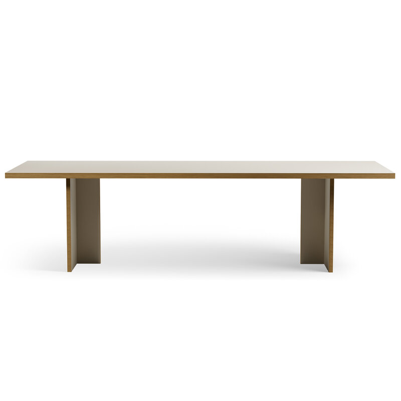 HKLIVING-collectie Eettafel rechthoek creme 280 cm
