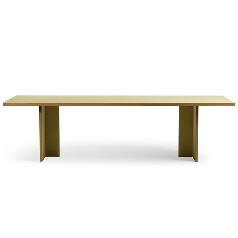 HKLIVING-collectie Eettafel olijf rechthoekig 280cm