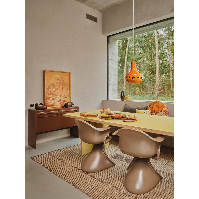 HKLIVING-collectie Eettafel olijf rechthoekig 280cm