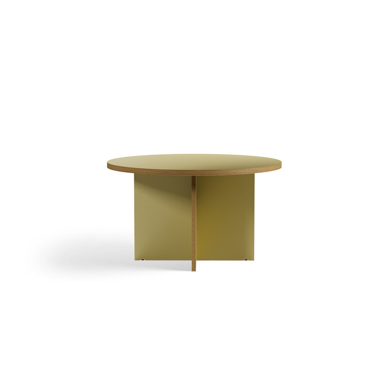 HKLIVING-collectie Eettafel olijf rond 130cm