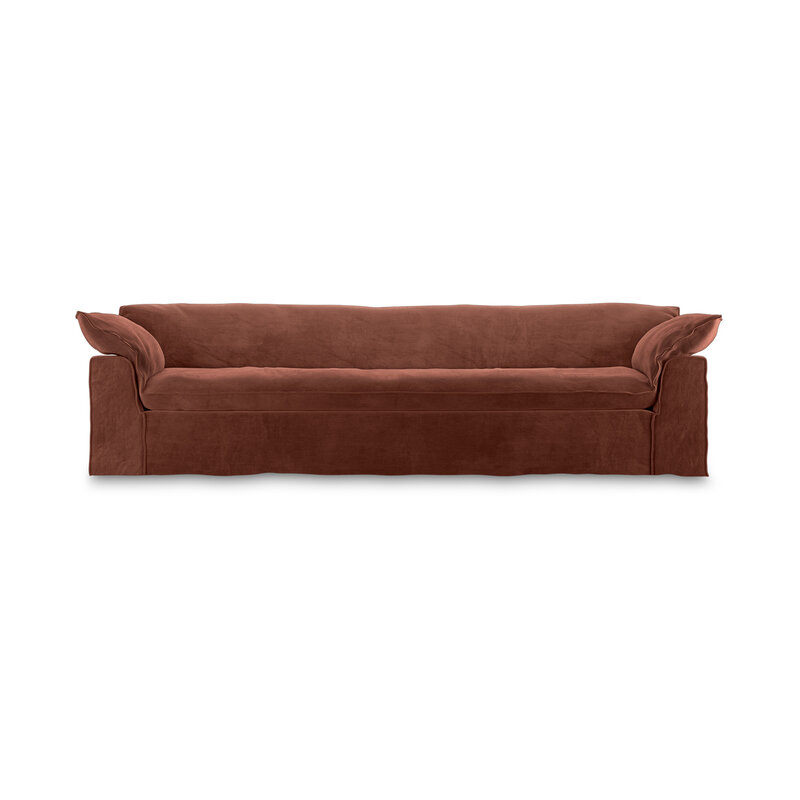 HKLIVING-collectie Nomad bank: 305cm, royal velvet, magnolia