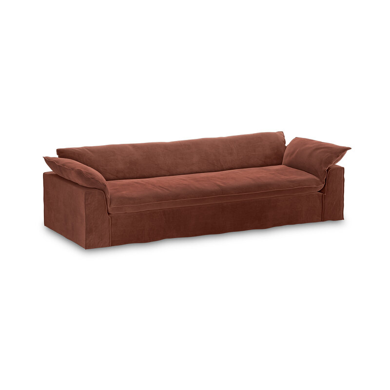 HKLIVING-collectie Nomad bank: 305cm, royal velvet, magnolia