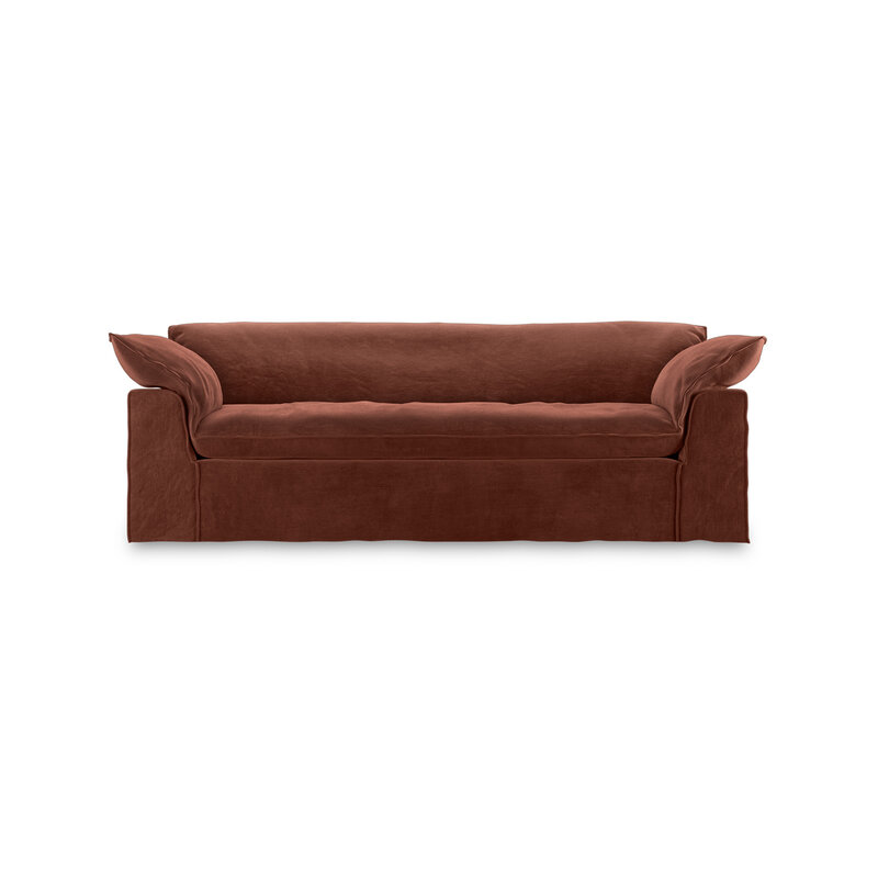 HKLIVING-collectie Nomad bank: 244cm, royal velvet, magnolia