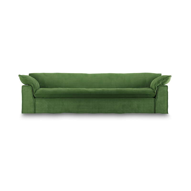 HKLIVING-collectie Nomad bank: 305cm, royal velvet, green