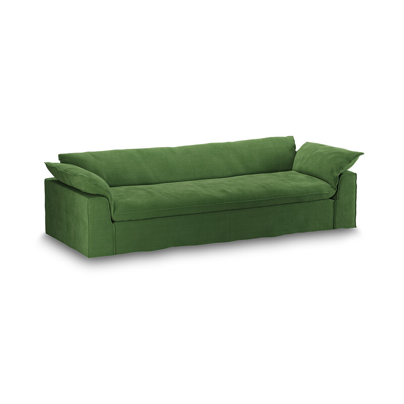 HKLIVING-collectie Nomad bank: 305cm, royal velvet, green
