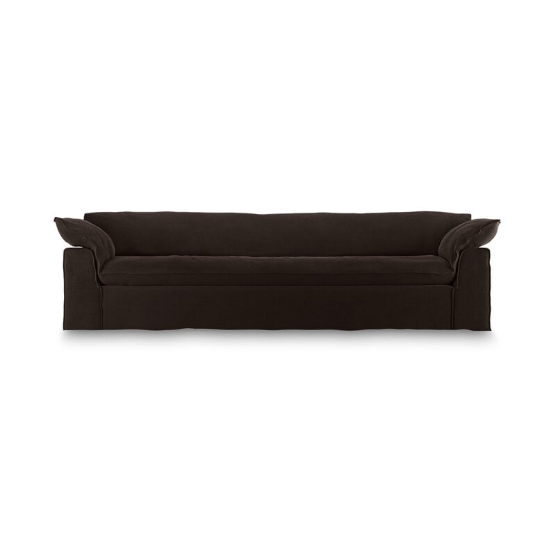 HKLIVING-collectie Nomad bank: 305cm, royal velvet, espresso