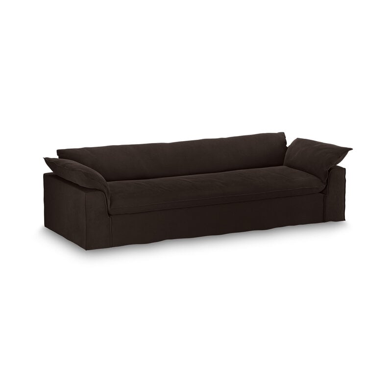HKLIVING-collectie Nomad bank: 305cm, royal velvet, espresso