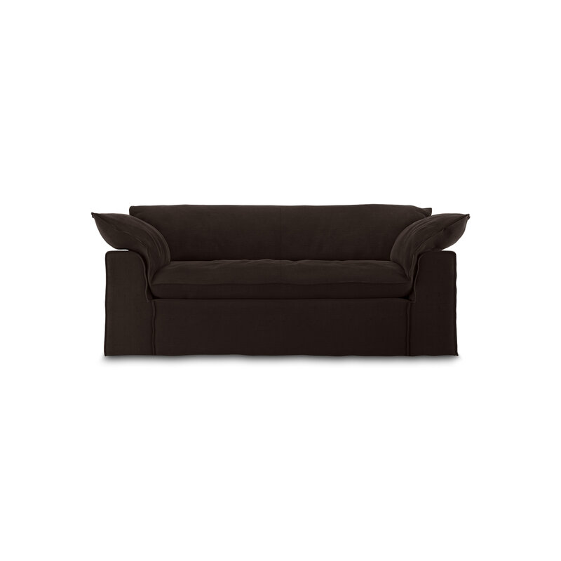 HKLIVING-collectie Nomad bank: 204cm, royal velvet, espresso