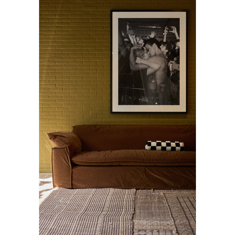 HKLIVING-collectie Nomad bank: 305cm, royal velvet, caramel