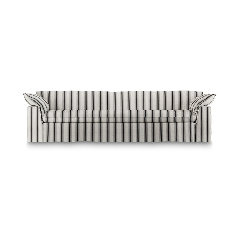 HKLIVING-collectie Nomad bank: 305cm, rocco, chalkstripe