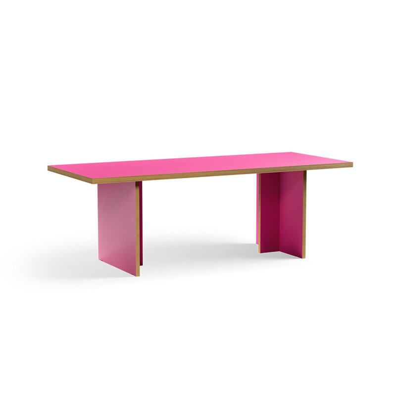 HKLIVING-collectie Eettafel raspberry rectangular 220cm
