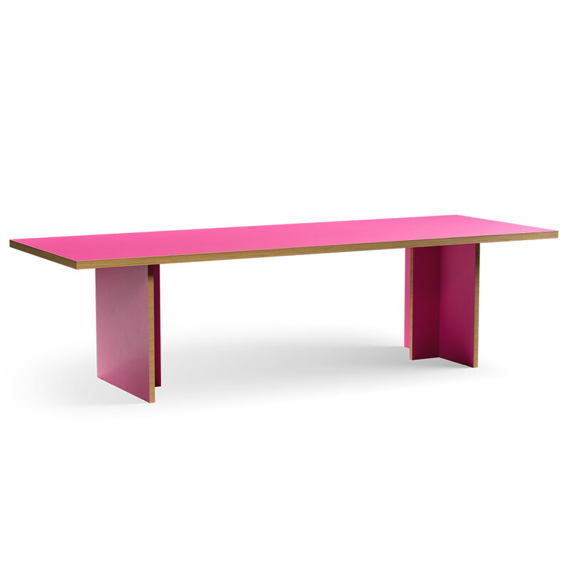 HKLIVING-collectie Eettafel raspberry rectangular 280cm