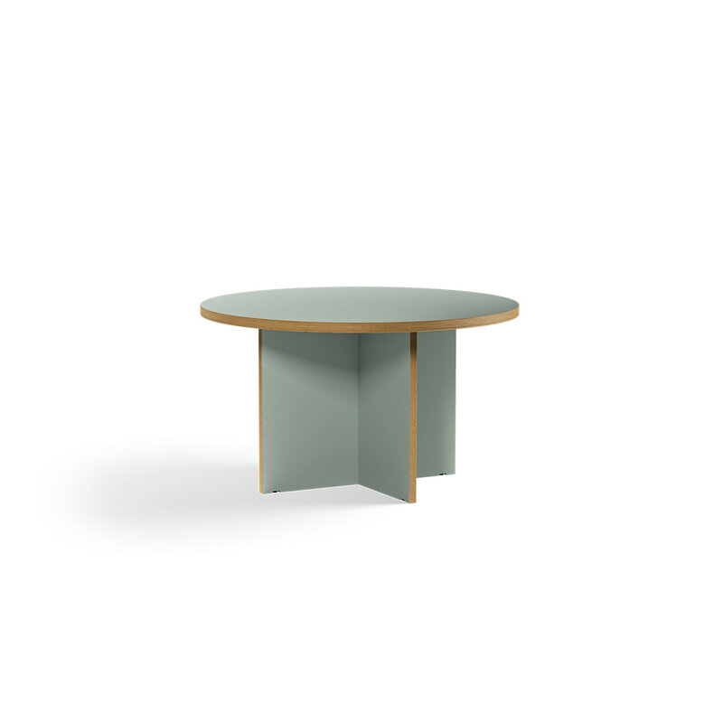 HKLIVING-collectie Eettafel pale green round 130cm
