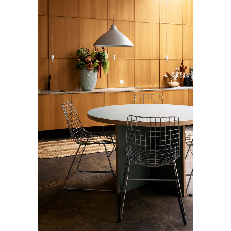 HKLIVING-collectie Eettafel pale green round 130cm