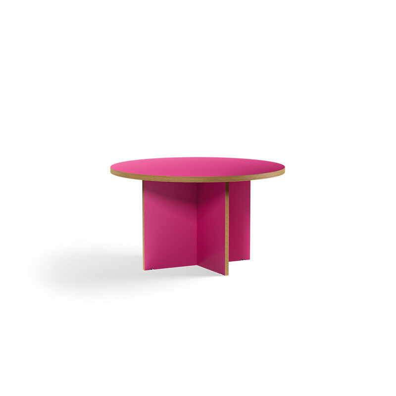 HKLIVING-collectie Eettafel raspberry round 130cm