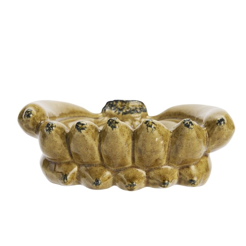 Madam Stoltz-collectie Dienblad met bananenmotief Geel