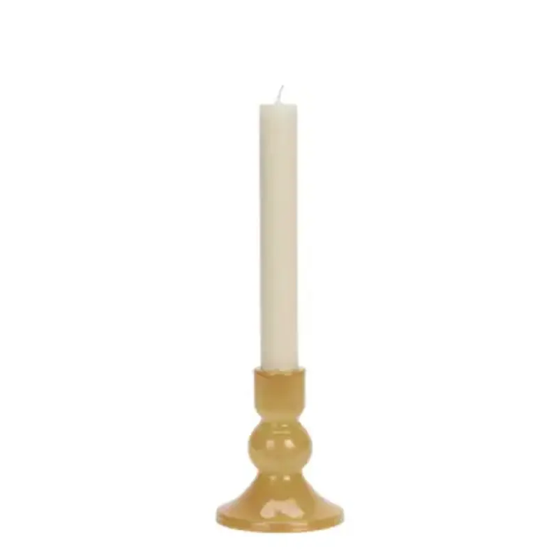Madam Stoltz-collectie Glazen kandelaar Pompoen H 11 cm