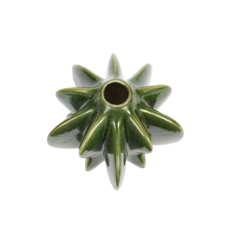 Madam Stoltz-collectie Aardewerk vaas Groen