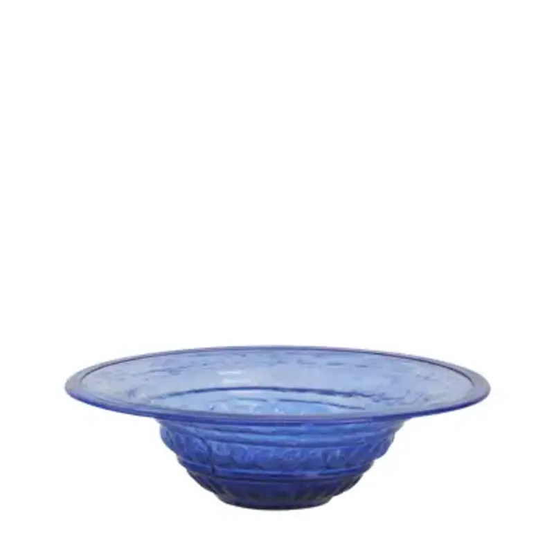 Madam Stoltz-collectie Gerecycled glazen dienblad Blauw